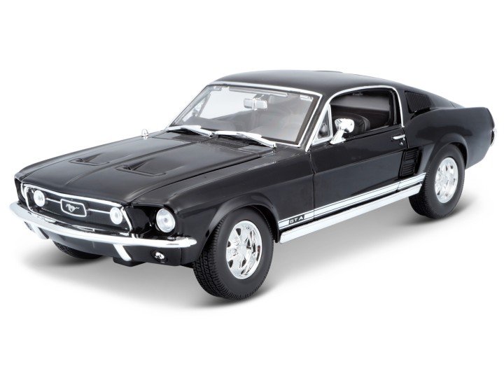 Ford Mustang Fastback 1967 Black - 1:18