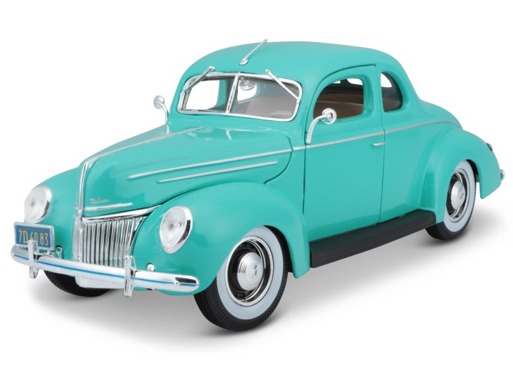 Ford DeLuxe Coupe 1939 Turquoise - 1:18