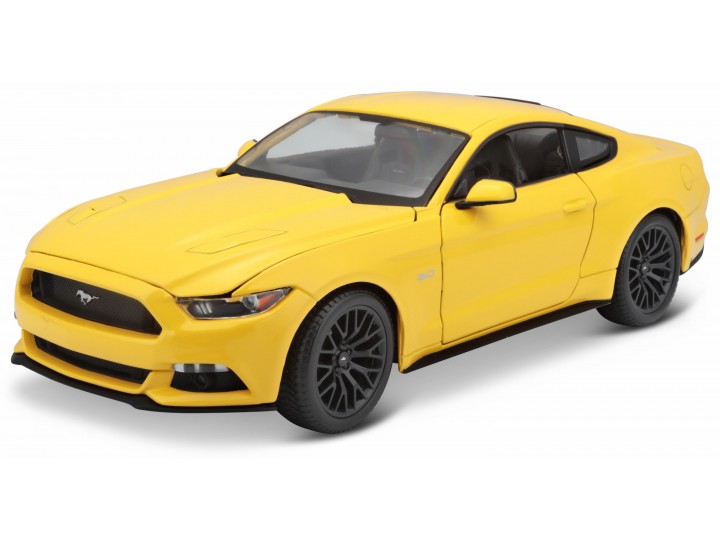 Ford Mustang GT 2015 Geel - 1:18