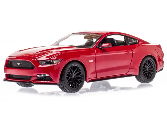 Ford Mustang GT 2015 Rood - 1:18