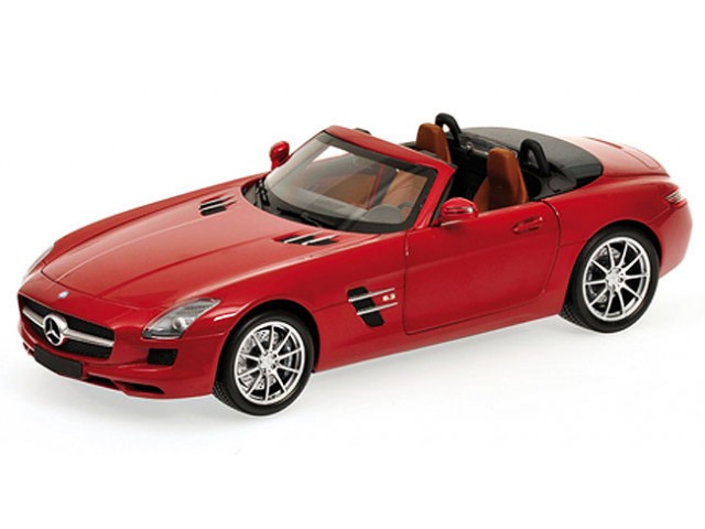 Mercedes-Benz SLS AMG Cabriolet Rood