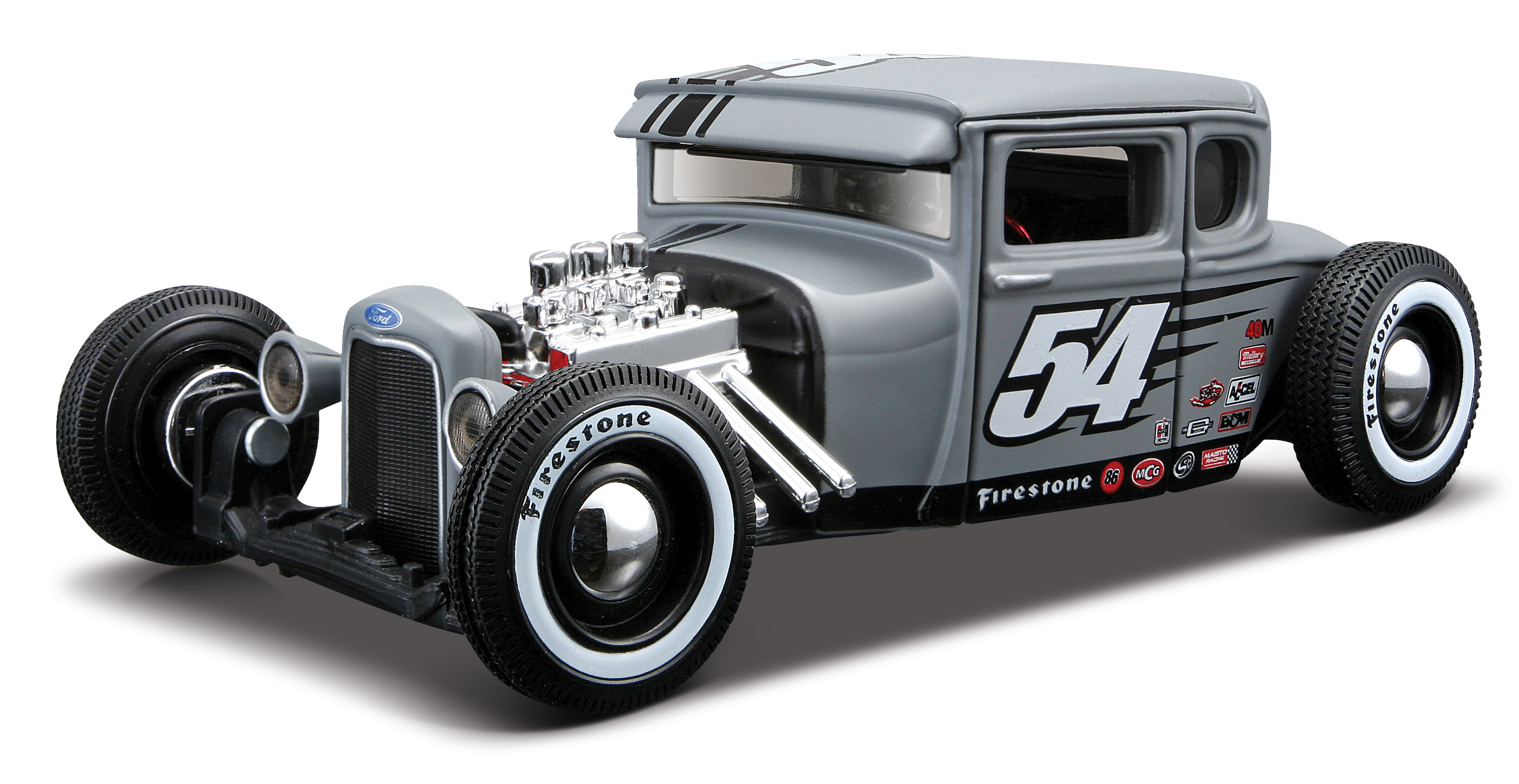 Ford Model A No.54 1929 Grey- Custom