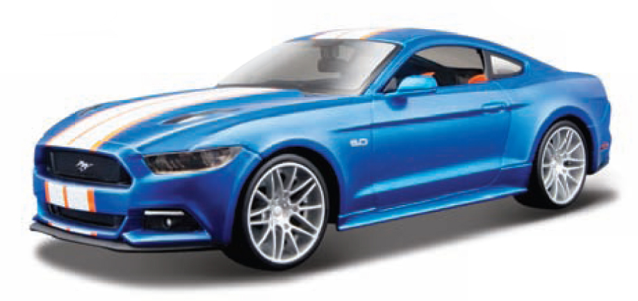 Ford Mustang GT 2015 Blauw/Wit