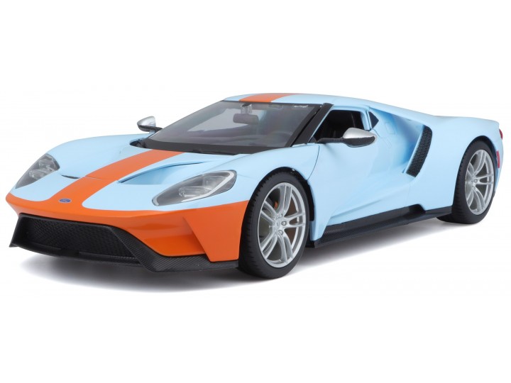 Ford GT 2017 Gulf Blauw - 1:18