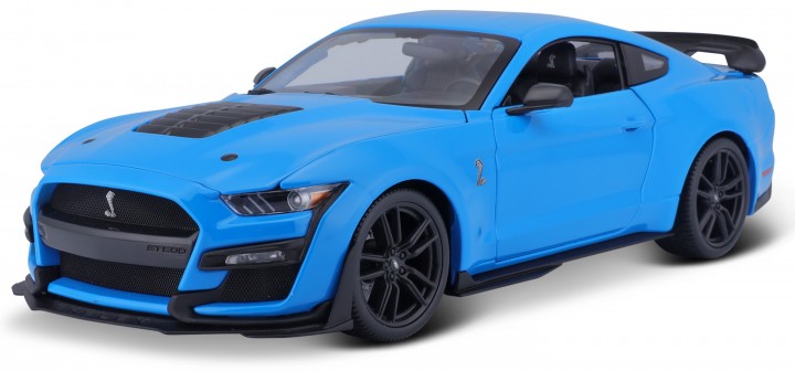 Ford Mustang Shelby GT500 2020 Blue/Black - 1:18