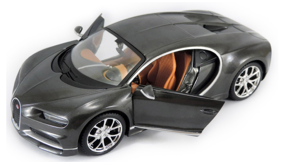 Bugatti Chiron Grijs/Zwart