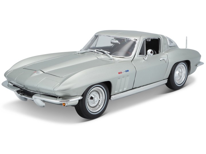 Chevrolet Corvette 1965 Silver - 1:18