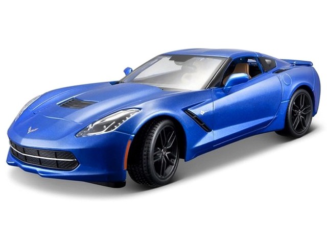 Chevrolet Corvette Stingray 2014 Blauw - 1:18