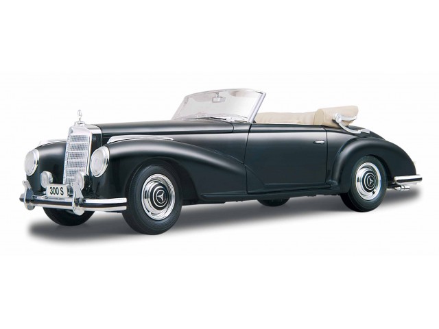 Mercedes-Benz 300S Cabriolet 1955 Zwart