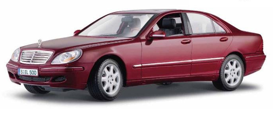 Mercedes-Benz S-Klasse 2008 Rood