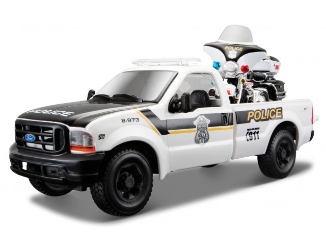 Ford F-350 Super Duty Pick Up 1999 Police met Motor - Harley Davidson