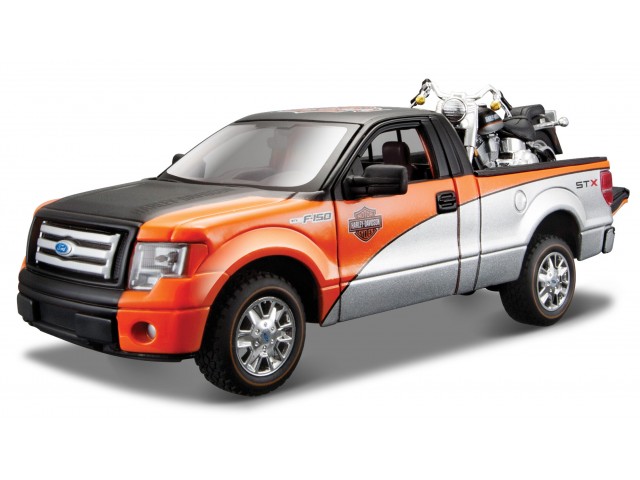 Ford F-150 2010 met Motor Oranje/Zwart - Harley Davidson