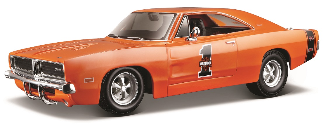 Dodge Charger R/T No.1 1969 Oranje - Harley Davidson