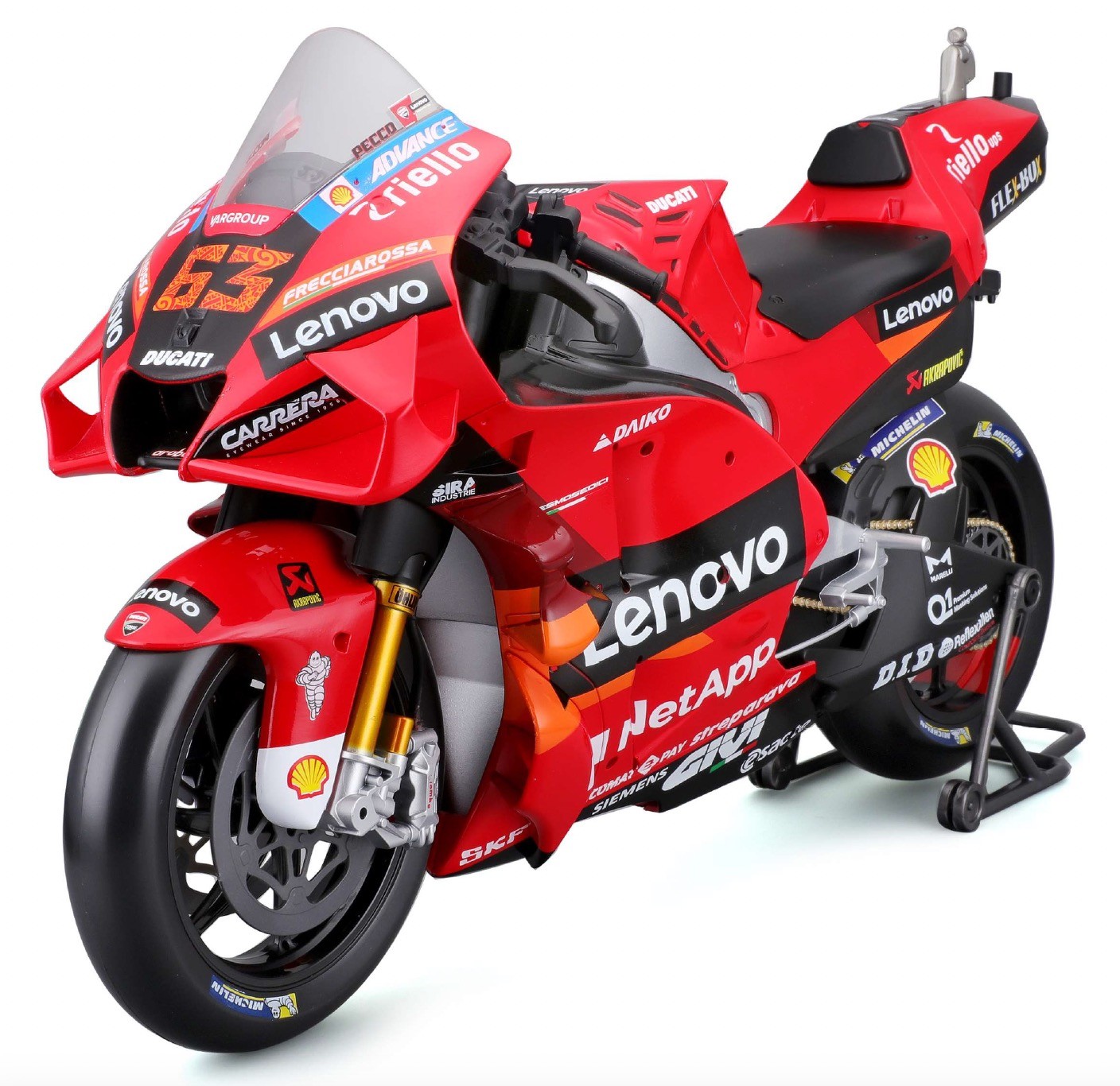 Ducati Desmosedici Lenovo Team World Champion 2022 No.63 F. Bagnaia - 1:6