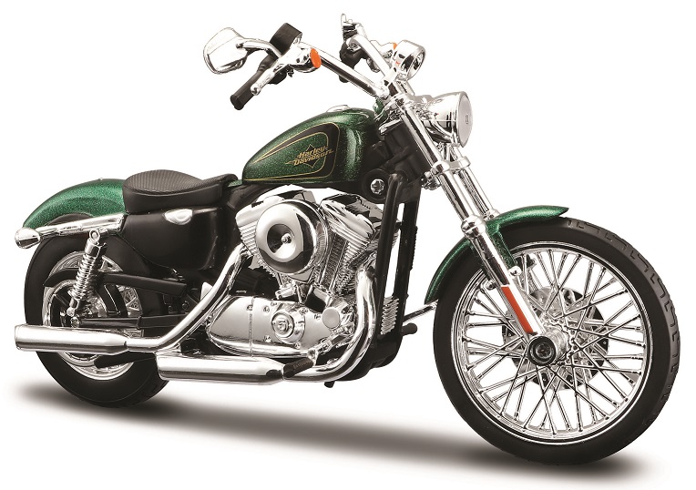 Harley Davidson XL 1200V 2013 Green Metallic - 1:12