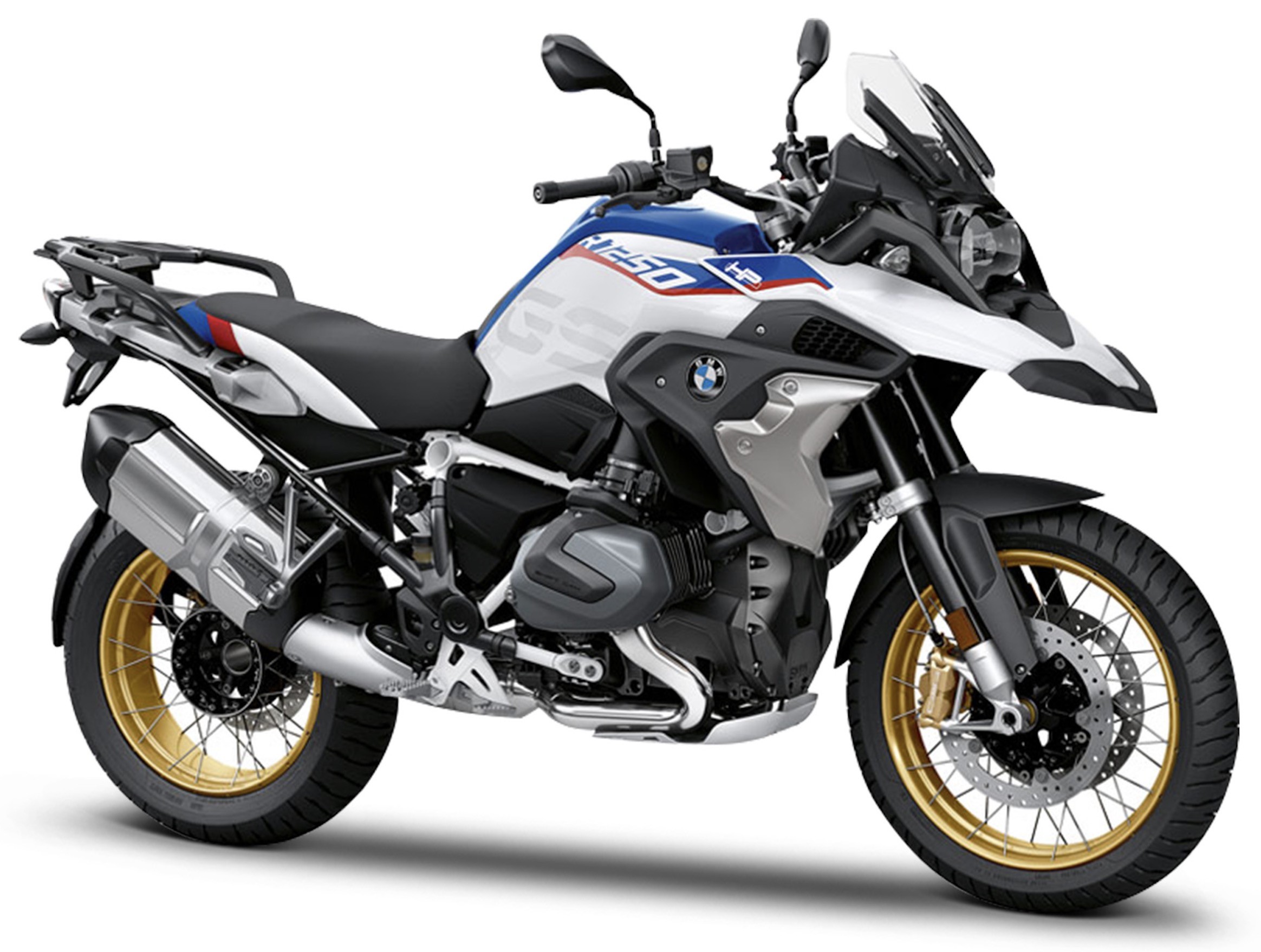 BMW R1250 GS White/Blue/Red - 1:12