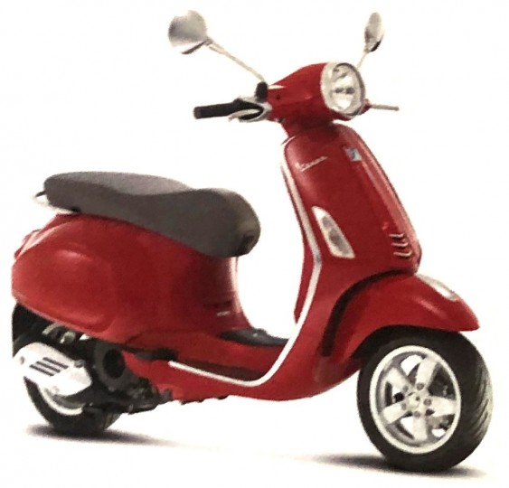 Vespa Primavera 150 Rood