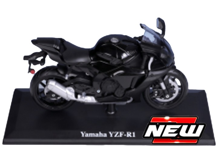 Yamaha YZF-R1 2021 Zwart - 1:12