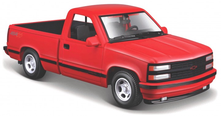Chevrolet 454 SS Pick-Up 1993 Rood - 1:24
