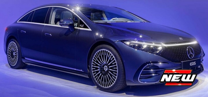 Mercedes-Benz EQS 2022 Dark Blue Metallic - 1:24