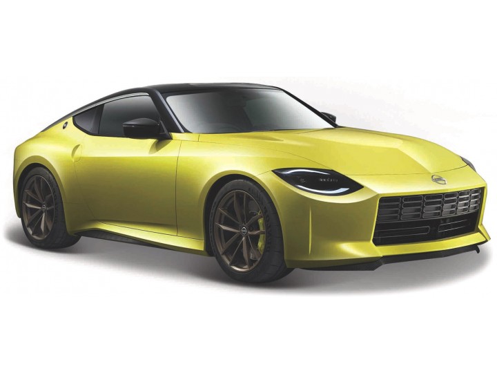 Nissan 400Z 2023 Geel/Zwart - 1:24