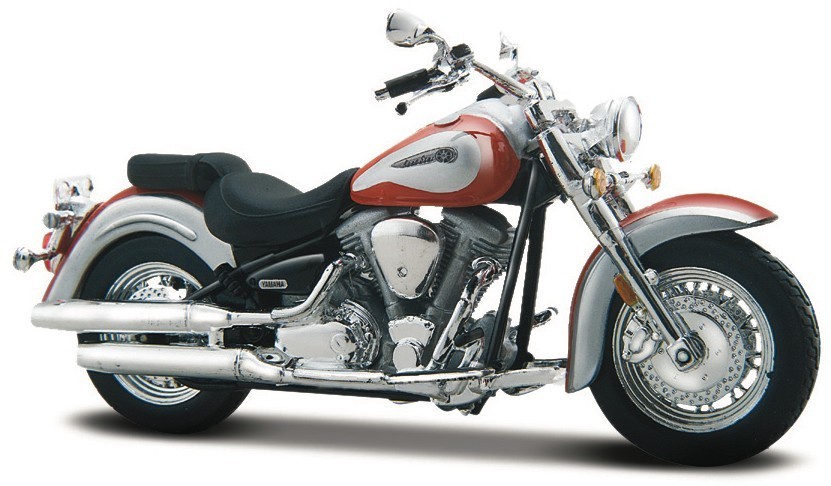 Yamaha Road Star 2001 Rood/Zilver - 1:18