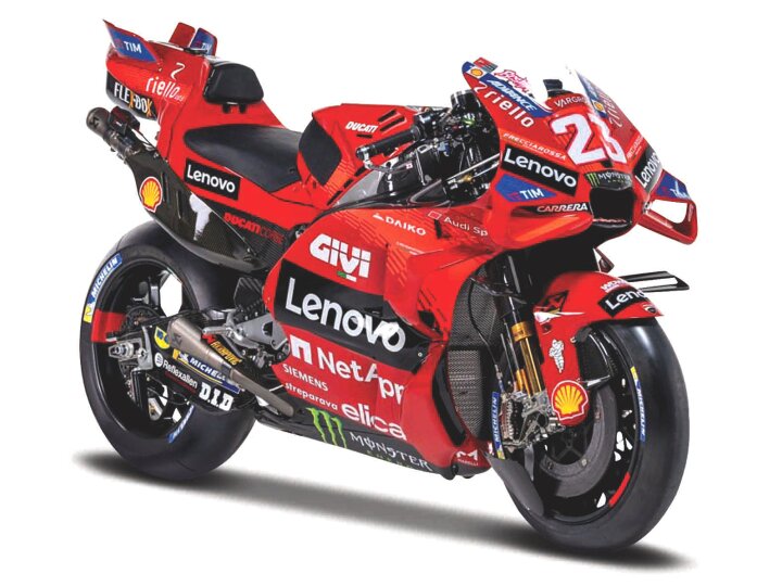 Ducati Desmosedici Lenovo Team GP24 No.23 Moto GP 2024 E. Bastianini - 1:18