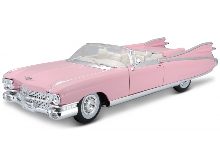 Cadillac Eldorado Cabriolet 1959 Roze - 1:18