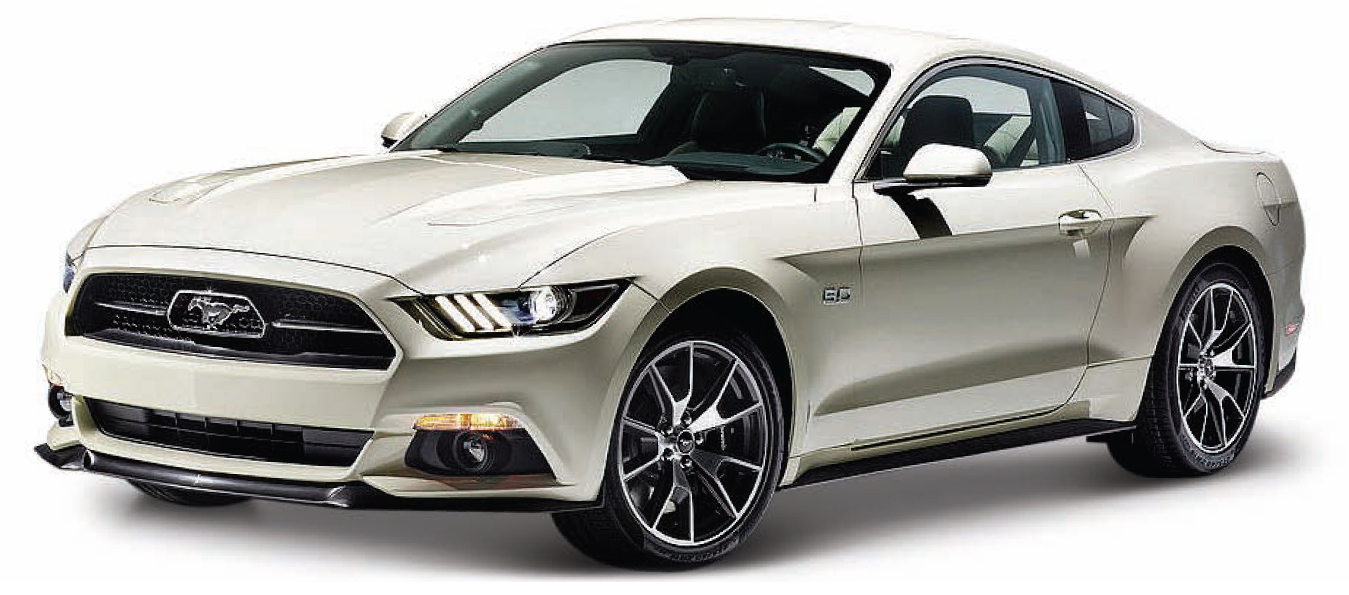 Ford Mustang GT 50th Anniversary Edition 2015 White