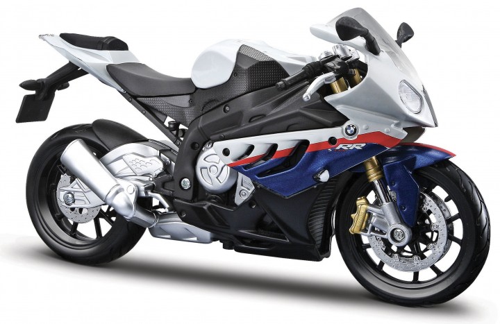 BMW S1000 RR Wit/Blauw Kit - 1:12