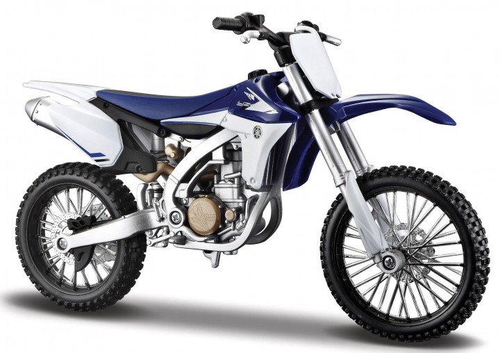 Yamaha YZ450F Blauw/Wit Kit - 1:12