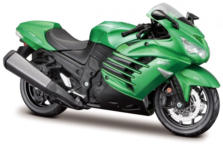Kawasaki Ninja ZX-14R Groen Kit - 1:12