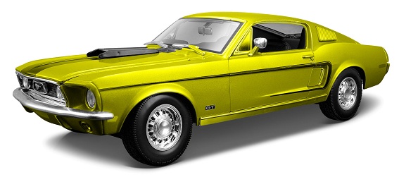 Ford Mustang GT Cobra 1968 Geel