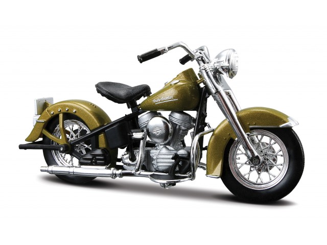 Harley-Davidson 74FL Hydra Glide 1953 Groen