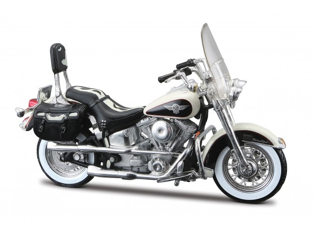 Harley-Davidson FLSTN Heritage Softail 1993 Wit/Zwart