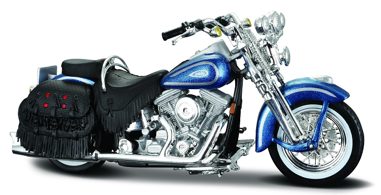 Harley-Davidson FLSTS Heritage Softail Springer 1999 Blauw