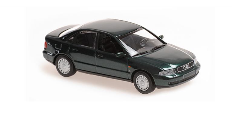 Audi A4 1995 Groen Metallic - 1:43