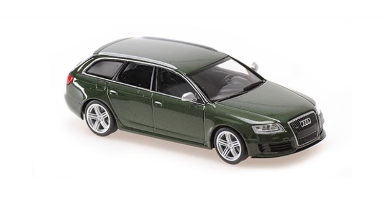 Audi RS6 Avant 2007 Groen Metallic - 1:43