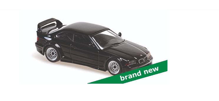 BMW M3 GTR (E36) 1993 Zwart - 1:43