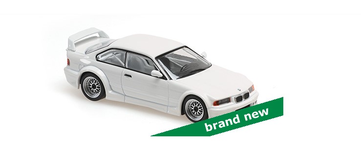 BMW M3 GTR (E36) 1993 White - 1:43