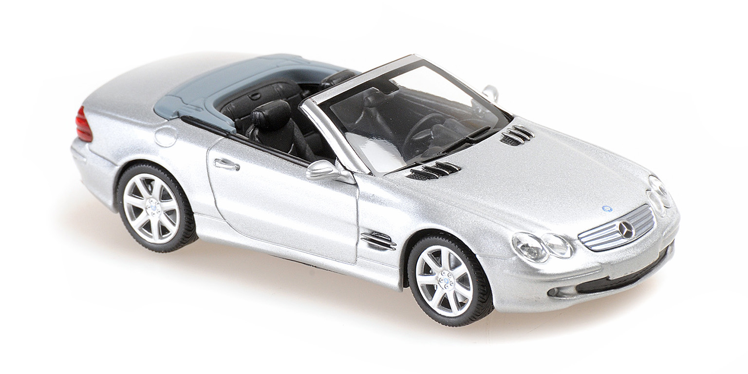 Mercedes-Benz SL-Klasse (R230) 2001 Zilver - 1:43