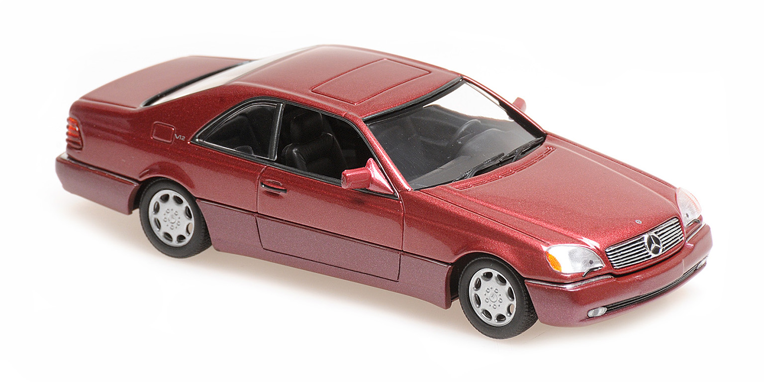 Mercedes-Benz 600 SEC 1992 Red Metallic - 1:43