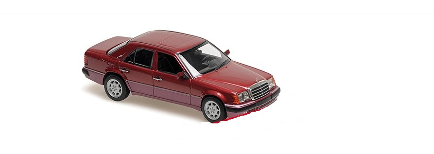 Mercedes-Benz 500E (W124) 1992 Rood Metallic - 1:43