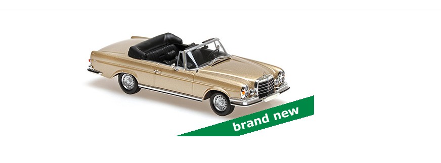 Mercedes-Benz 280SE 3.5 Cabriolet 1970 Goud Metallic - 1:43