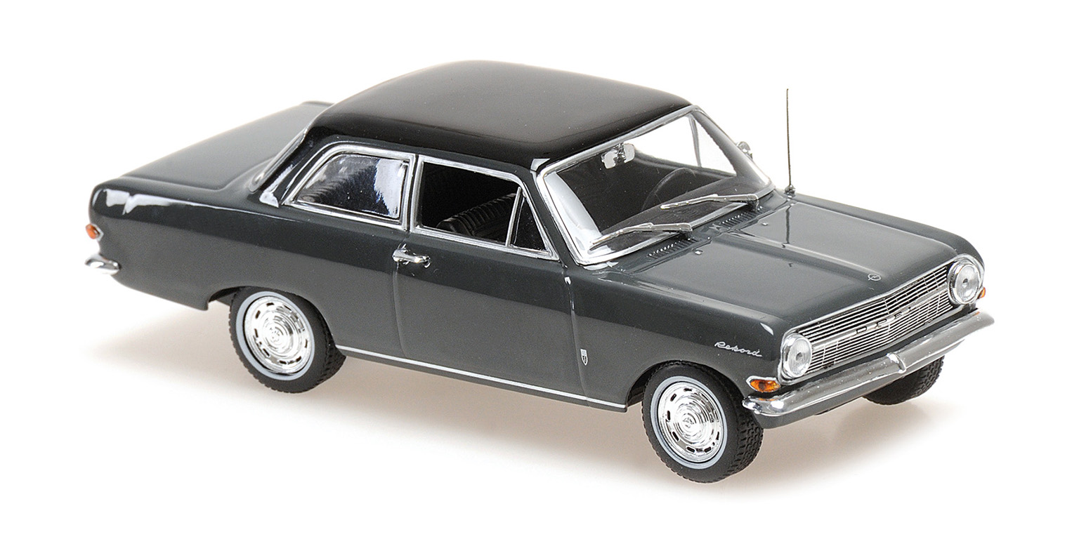 Opel Rekord A 1962 Grijs - 1:43
