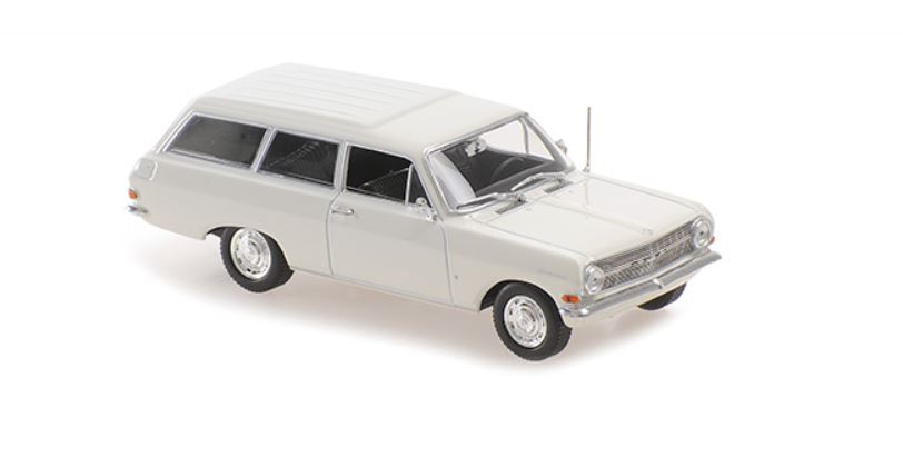 Opel Rekord A Caravan 1962 Wit - 1:43