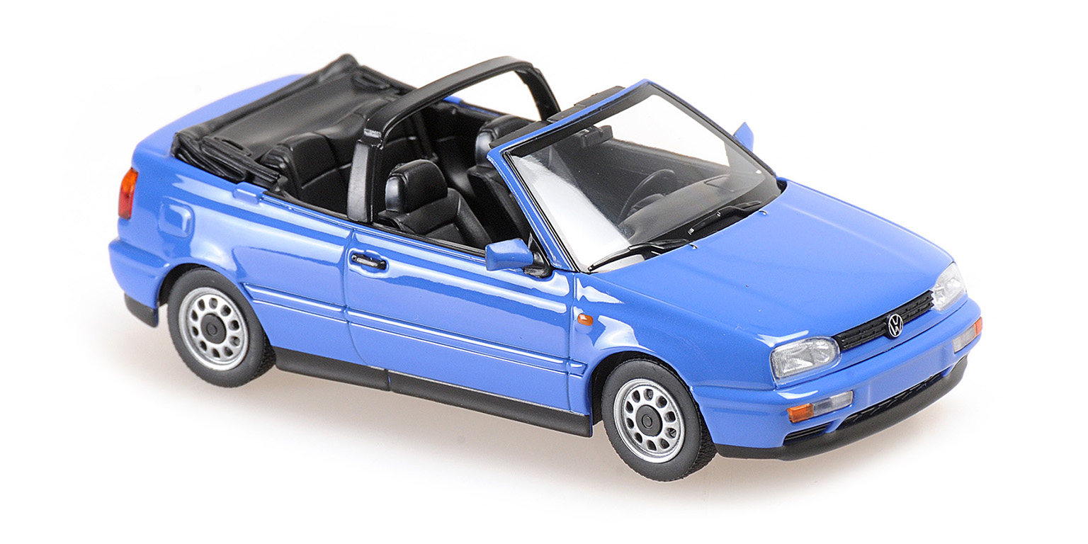 Volkswagen Golf III Cabriolet 1997 Blauw - 1:43