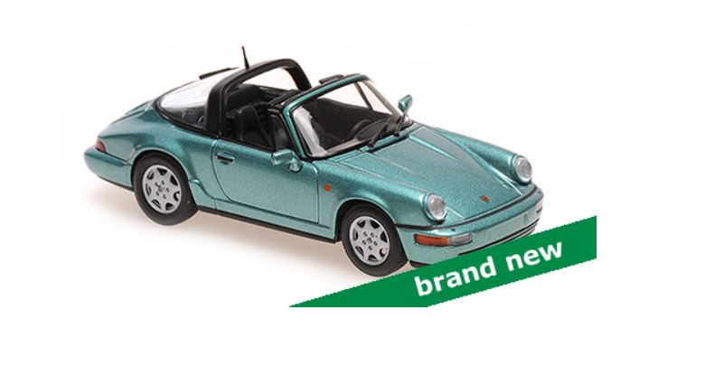 Porsche 911 (964) Targa 1991 Groen Metallic - 1:43