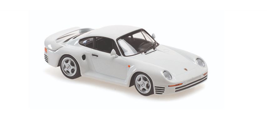 Porsche 959 1987 Wit - 1:43