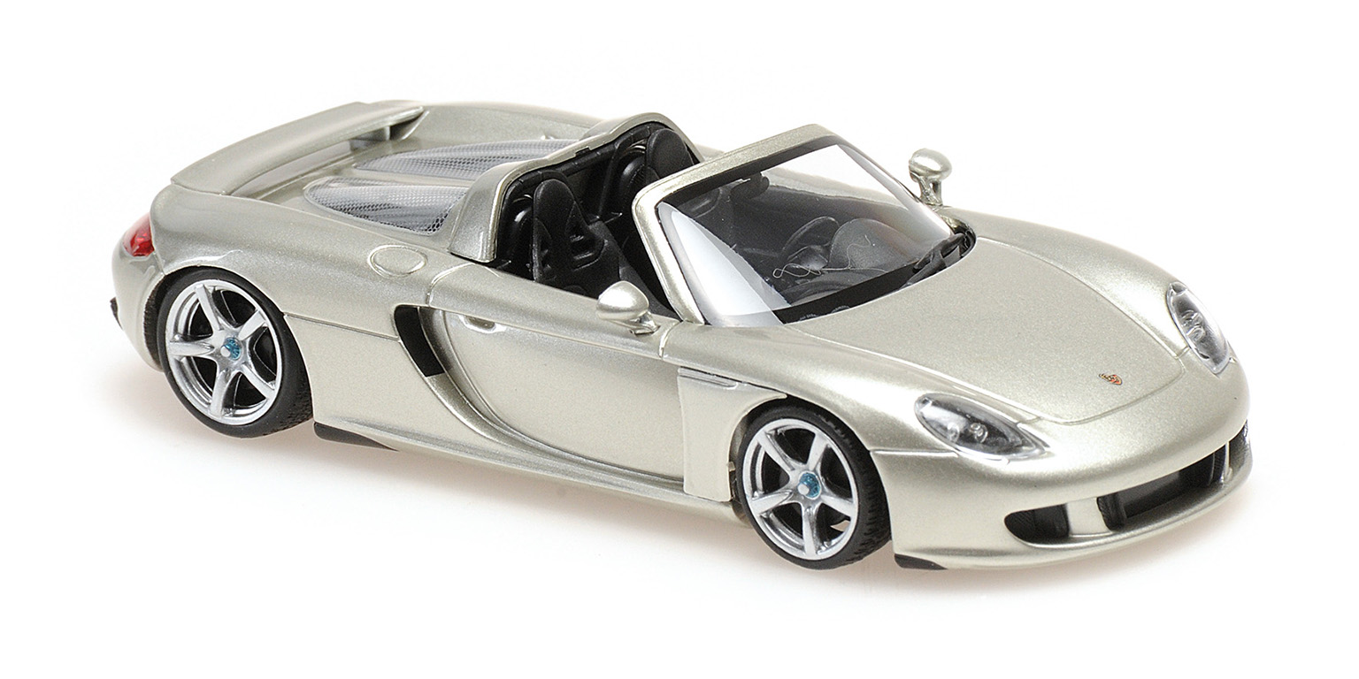 Porsche Carrera GT 2003 Zilver - 1:43